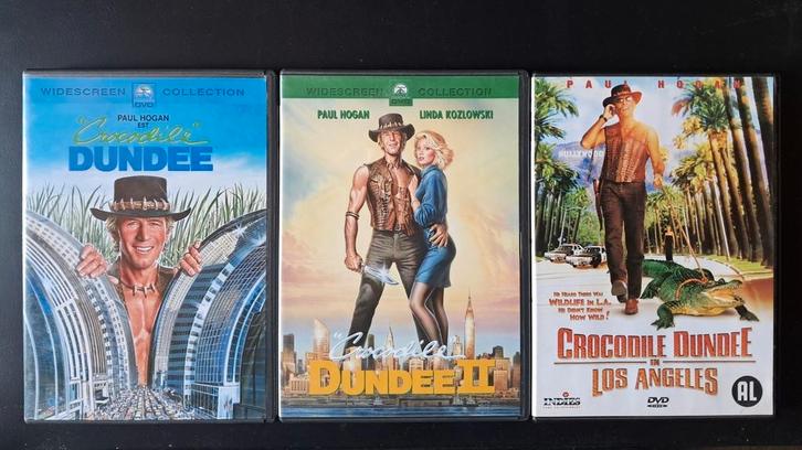 DVD Crocodile Dundee Trilogy (€30 inclusief verzendkosten), Cd's en Dvd's, Dvd's | Klassiekers, Komedie, 1980 tot heden, Verzenden