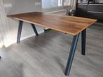 Industriële Eetkamertafel, Ophalen, 50 tot 100 cm, Zo goed als nieuw, 150 tot 200 cm