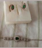 Zilveren set 925, Sieraden, Tassen en Uiterlijk, Ringen, Ophalen of Verzenden, Zilver, Zilver, Dame