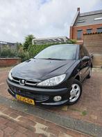 Peugeot 206 1.4 X-line 3D 2002 Zwart, Auto's, Peugeot, Voorwielaandrijving, Stof, Zwart, 4 cilinders