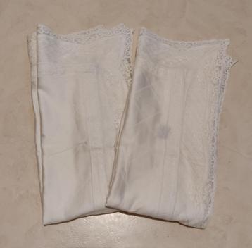 Jesurum kussenslopen wit broderie 2 stuks beschikbaar voor biedingen