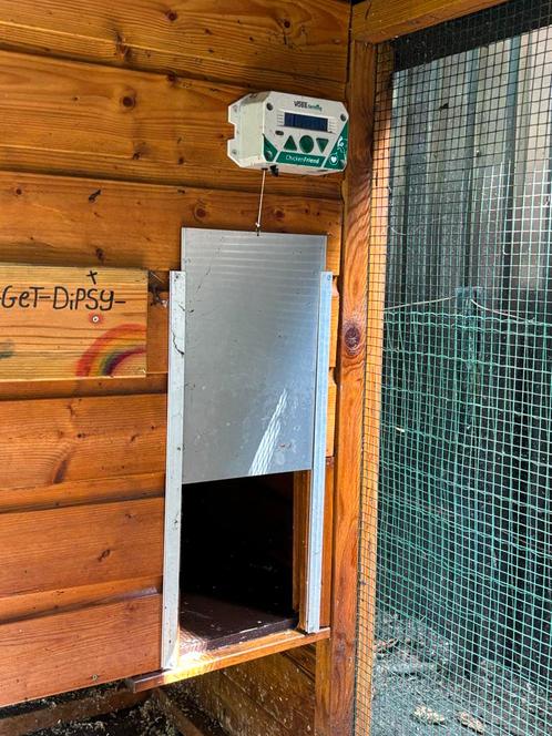 Automatisch kippenluik, Dieren en Toebehoren, Pluimvee | Toebehoren, Gebruikt, Overige typen, Ophalen of Verzenden