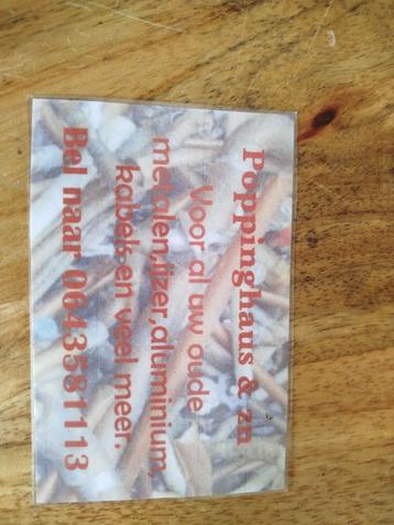 oudijzer beschikbaar voor biedingen