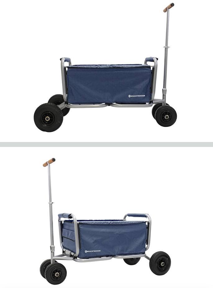 Nieuwe Beachtrekker Bollerwagen - Opvouwbare bolderkar, Caravans en Kamperen, Bolderkarren, Nieuw, Opvouwbaar, Ophalen of Verzenden
