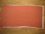 Lap stof oranjebruine tricot met witte stipjes Stenzo NIEUW, Bruin, Nieuw, Ophalen of Verzenden, 30 tot 120 cm