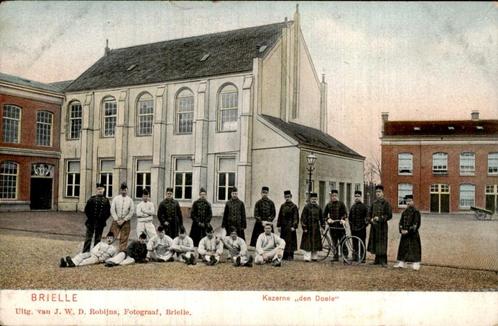 Brielle - Kazerne den Doele, Verzamelen, Ansichtkaarten | Nederland, Ongelopen, Zuid-Holland, Voor 1920, Ophalen of Verzenden