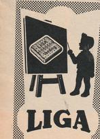 Retro reclame 1957 Liga Bergen op Zoom kinderkoeken school, Verzamelen, Retro, Verzenden, Overige typen