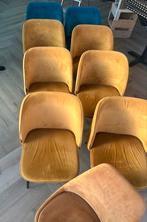 Set van 8 Horeca Stoelen / Armstoelen, Gebruikt, Overige kleuren, Ophalen of Verzenden, Stof