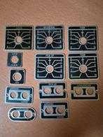 Oude radio/versterker indicatieplaatjes, Ophalen of Verzenden