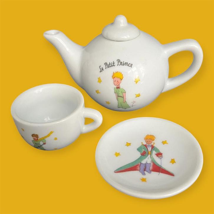Le Petit Prince Kinderserviesje kleine prins, Huis en Inrichting, Keuken | Servies, Zo goed als nieuw, Kop(pen) en/of Schotel(s)