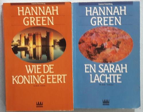 Hannah Green 2 boeken, en Sarah lachte, Wie de Koning eert, Boeken, Literatuur, Gelezen, Nederland, Ophalen of Verzenden