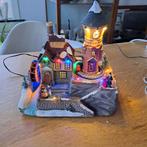 Kerst watermolen met toren, Ophalen of Verzenden