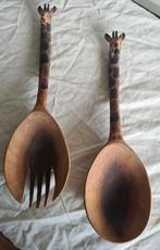 Slacouvert, slalepel en -vork. Afrika., Antiek en Kunst, Ophalen of Verzenden