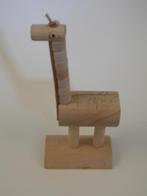 Mooie blankhouten dierfiguren als eerlijk kinderspeelgoed, Ophalen of Verzenden, Nieuw, Overige typen