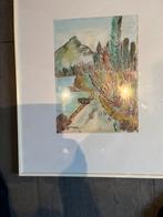 Aquarel, Antiek en Kunst, Ophalen of Verzenden