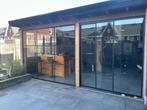 Glazen wand voor overkapping, Tuin en Terras, Overkappingen, Ophalen, Gebruikt