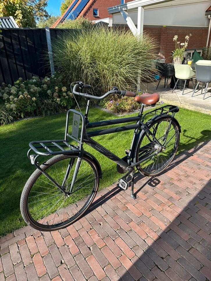 Leuke herenfiets antraciet, Fietsen en Brommers, Fietsen | Heren | Herenfietsen, Gebruikt, Overige merken, 53 tot 57 cm, Versnellingen