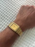 Vintage Seiko 2A32 tank model - Gouden Horloge uit jaren 80, Ophalen, Gebruikt, Polshorloge, Goud