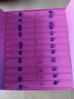 Sieradendoos adventskalender 24 vakjes My Jewellery, Ophalen of Verzenden, Zo goed als nieuw, Paars, Overige materialen