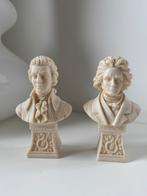 Mozart & Beethoven Buste Set, Antiek en Kunst, Kunst | Beelden en Houtsnijwerken, Ophalen of Verzenden