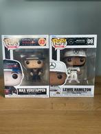 Funko Pop Max Verstappen & Lewis Hamilton Formule 1, Ophalen of Verzenden, Zo goed als nieuw