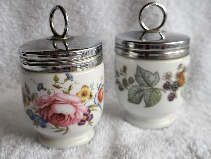 2 egg coddlers, Antiek en Kunst, Antiek | Keukenbenodigdheden, Ophalen of Verzenden