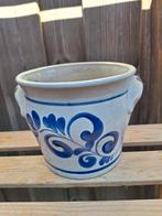 Vintage Bloempot met Blauwe Decoratie Keulse pot, Antiek en Kunst, Antiek | Keramiek en Aardewerk, Ophalen of Verzenden