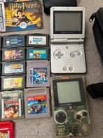 Gameboy collectie met spellen, Spelcomputers en Games, Spelcomputers | Nintendo Game Boy, Ophalen of Verzenden, Gebruikt, Game Boy Advance SP