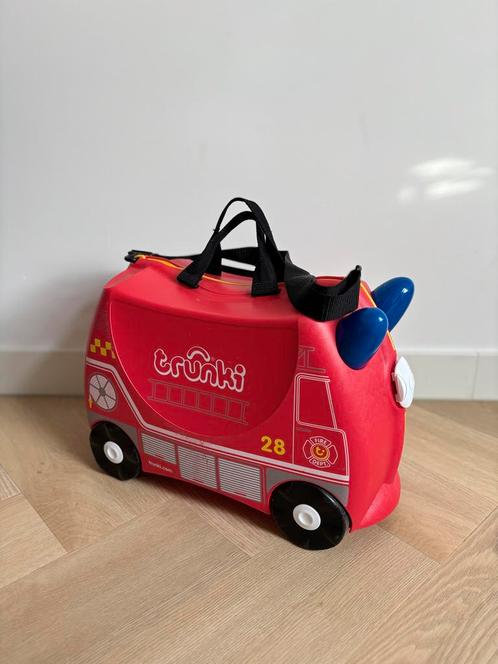 Trunki Brandweer Koffer, Sieraden, Tassen en Uiterlijk, Koffers, Gebruikt, Hard kunststof, Minder dan 50 cm, Minder dan 35 cm