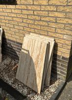 Travertine stenen, Tuin en Terras, Beige, Overige typen, Ophalen of Verzenden, Zo goed als nieuw