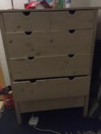 HOUTEN ladekast 130 hoog 52 diep 90 breed, Ophalen, Gebruikt, 100 tot 150 cm, 50 tot 100 cm