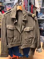 Vintage wollen jas - legerstijl, Kleding | Heren, Ophalen, Gedragen, Maat 52/54 (L), Groen