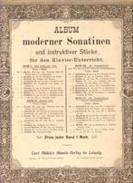 Album moderner Sonatinen Band 1, Muziek en Instrumenten, Bladmuziek, Gebruikt, Ophalen of Verzenden, Artiest of Componist, Klassiek