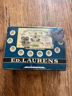 Vintage Ed. Laurens sigarenblikje blauw, Ophalen of Verzenden, Gebruikt, Overige merken