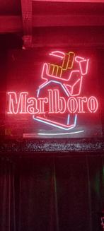 Grote Marlboro Neon Verlichting, Gebruikt, 50 tot 75 cm, Ophalen of Verzenden, Glas