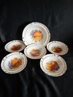 Vintage Bavaria Porselein Dessert Set - Fruit Decor, Ophalen of Verzenden