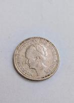 Zilveren halve gulden 1921 Wilhelmina, ½ gulden, Zilver, Ophalen of Verzenden, Koningin Wilhelmina