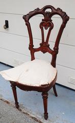 Cuba mahonie  stoel,massief hout, Ophalen