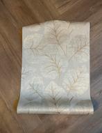 12 rollen behang Dutch Wallcoverings A63501, beige/goud blad, Huis en Inrichting, Stoffering | Behang, Ophalen of Verzenden, 50 tot 75 m²
