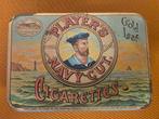 Player's navy cus cigarettes blik blikje sigaretten, Ophalen of Verzenden, Zo goed als nieuw, Tabaksdoos of Verpakking