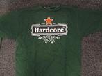Hardcore heineken shirt maat s 3 stuks, Ophalen of Verzenden, Maat 46 (S) of kleiner, Zwart