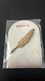 Efteling personeels pin - schrijfveer, Verzamelen, Efteling, Ophalen of Verzenden, Nieuw, Button of Speldje