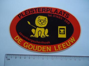 sticker oud PLEISTERPLAATS Truck auto stop chauffeurs cafe  beschikbaar voor biedingen