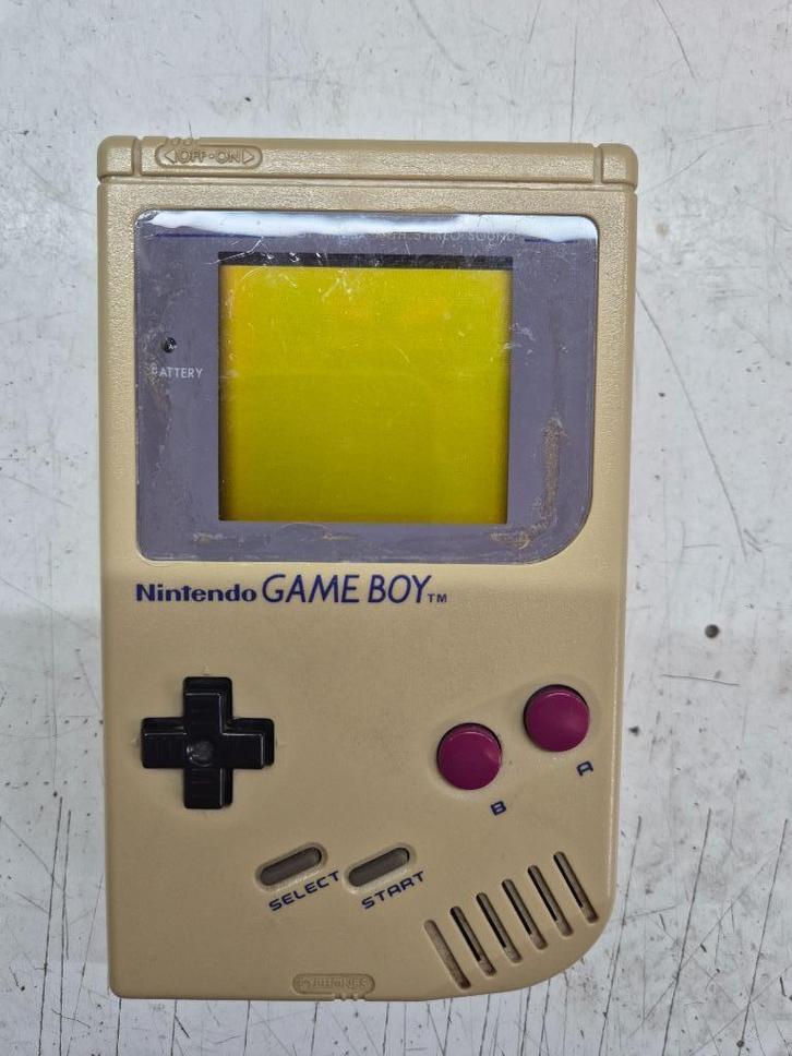 Gameboy Classic verkleurd, scherm niet goed en met 50in1, Spelcomputers en Games, Spelcomputers | Nintendo Game Boy, Gebruikt