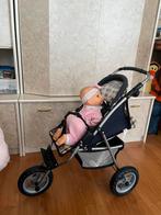 Kinderspeelbuggy met babypop, Ophalen, Zo goed als nieuw
