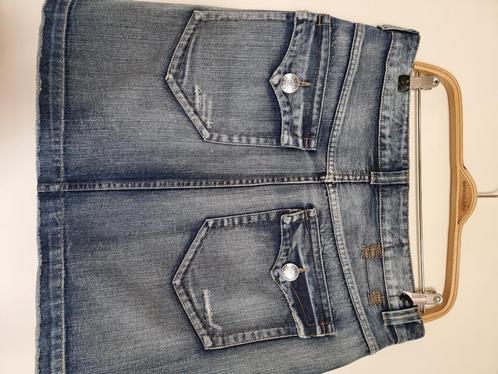 Geisha Jeans spijkerrok, maat 44, Kleding | Dames, Rokken, Zo goed als nieuw, Maat 42/44 (L), Blauw, Boven de knie, Verzenden