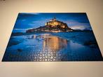 Le Mont Saint Michel, fluoriserende legpuzzel van 1.000 st., Ophalen of Verzenden, 500 t/m 1500 stukjes, Zo goed als nieuw