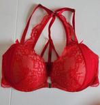 Hunkemoller bh, 75d, rood, zgan, kant, voorsluiting, Hunkemöller, Verzenden, Rood, BH