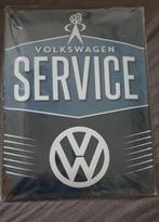 reclamebord metaal vw volkswagen service nostalgic art, Ophalen of Verzenden, Nieuw