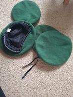 5x Groene Baret - Carnaval/Optocht, Ophalen of Verzenden, Zo goed als nieuw, One size fits all, Pet